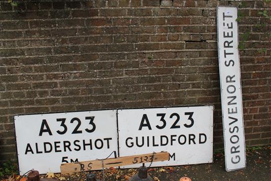 3 road signs